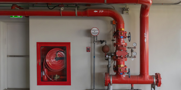 Pintar Fachadas de Empresas / Negocios / Locales Comerciales en Girona · Pintura para Instalaciones de Sistemas de Protección Contra Incendios